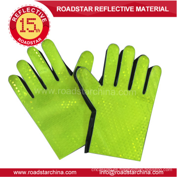 Guantes de tráfico reflectante de alta luminosidad